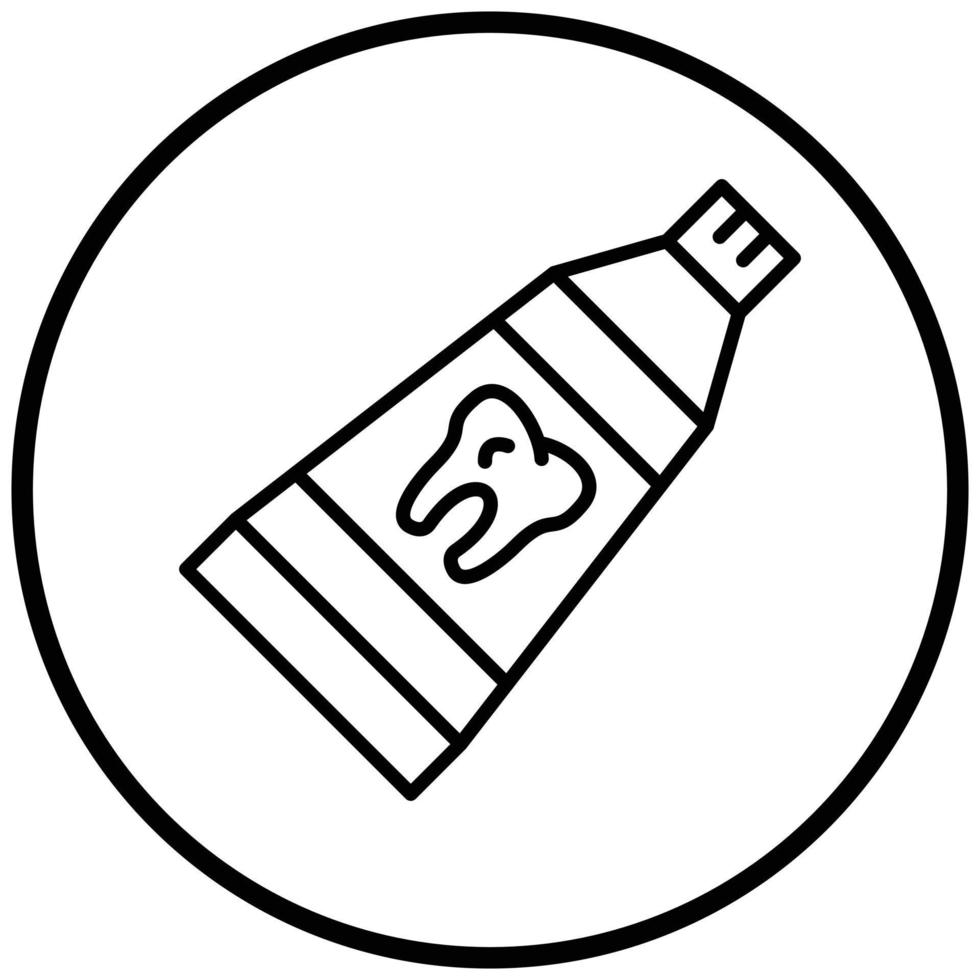 Toothpaste Icon Style vector