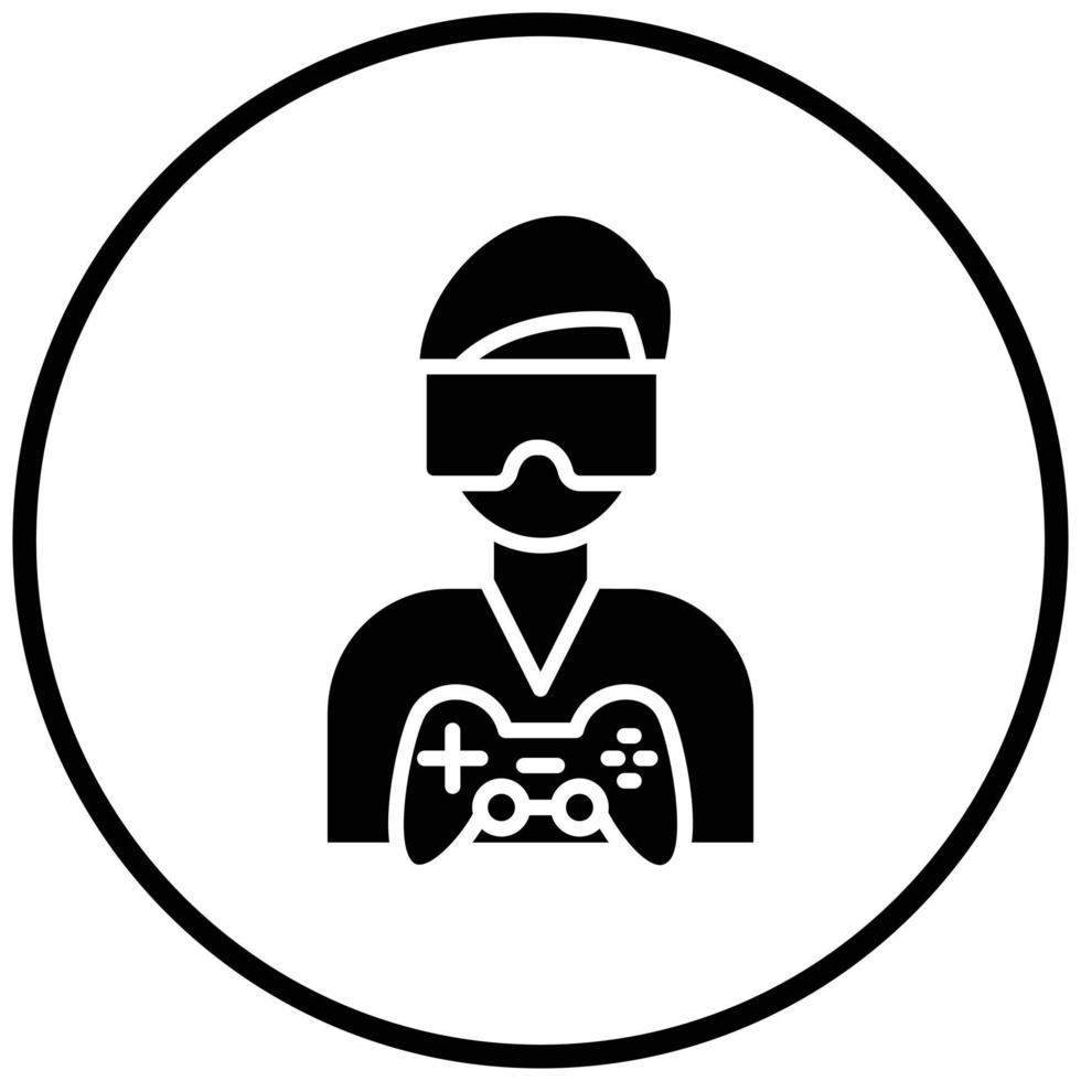 Virtual Reality Icon Style vector