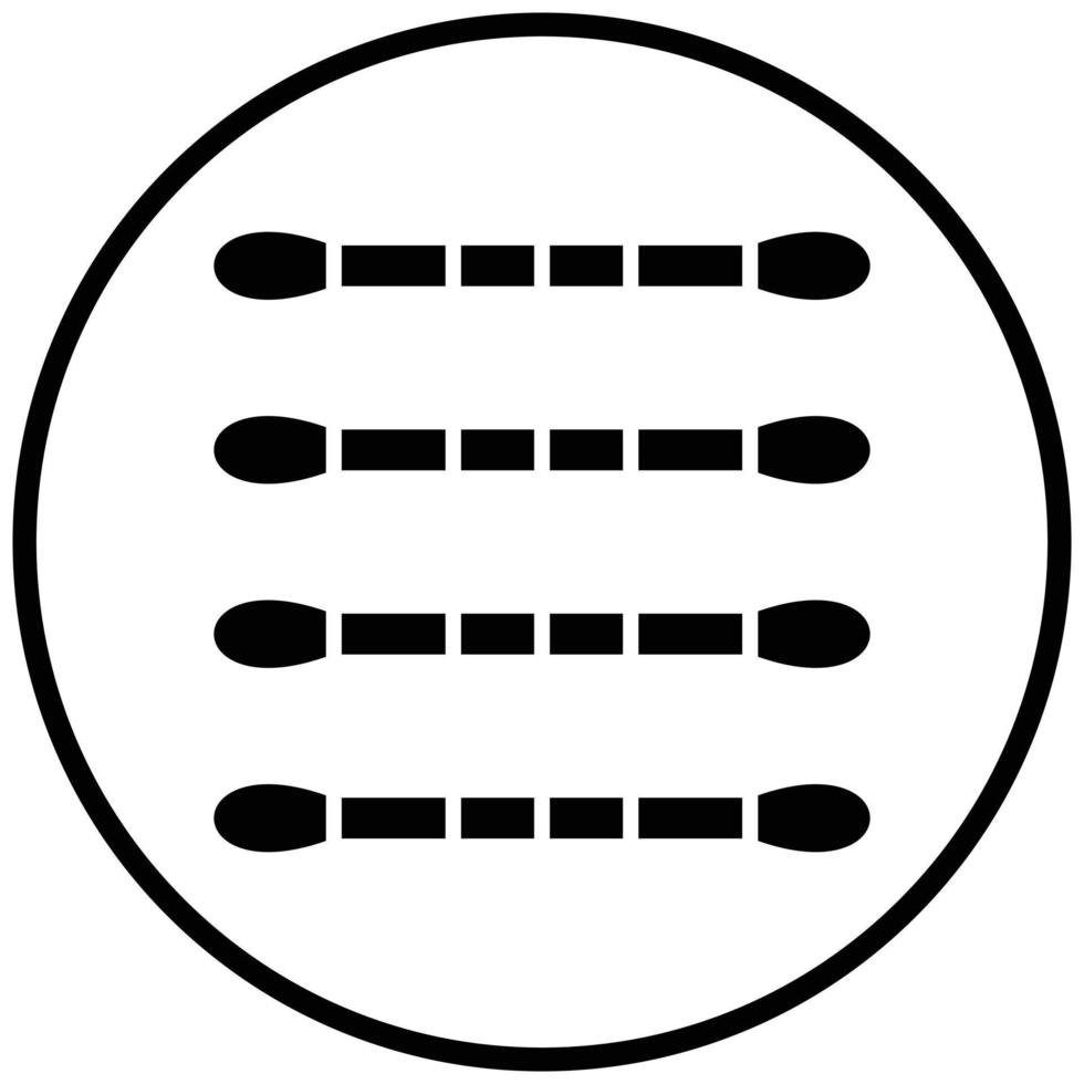 Cotton Swabs Icon Style vector