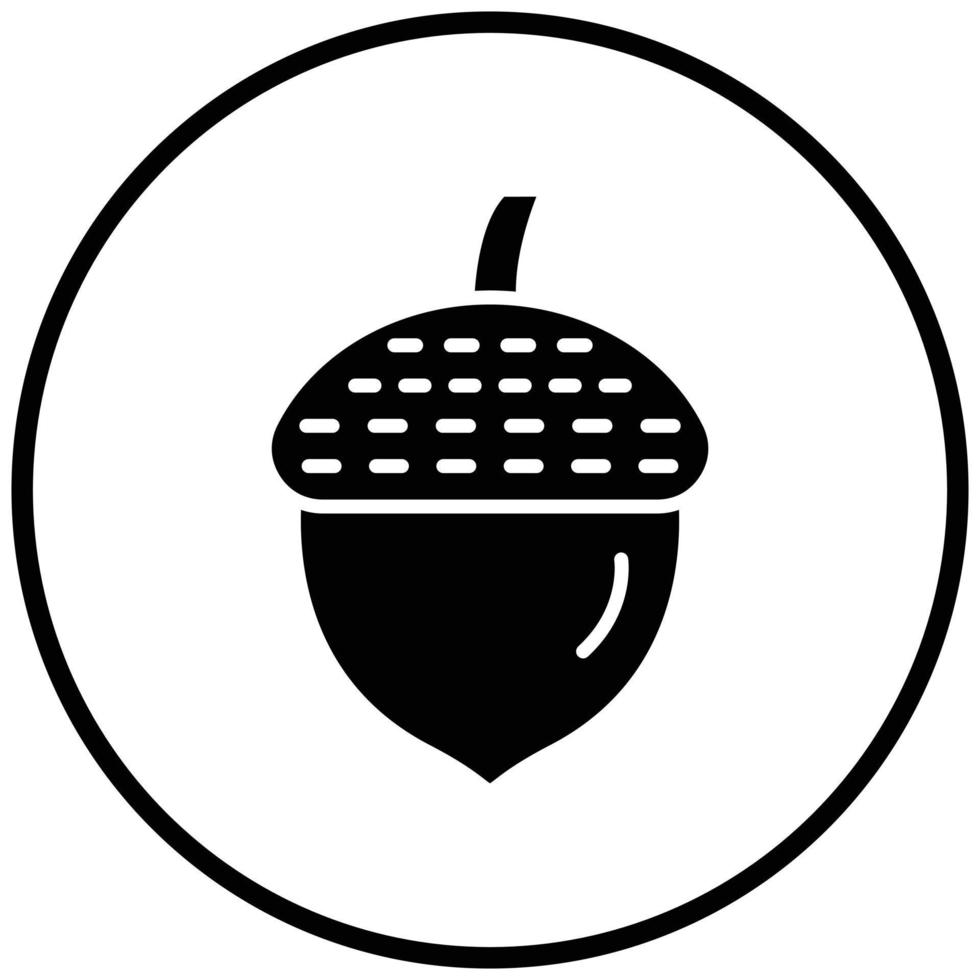 Acorn Icon Style vector