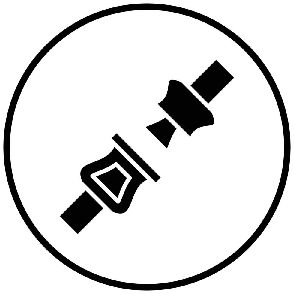 Safety Belt Icon Style vector