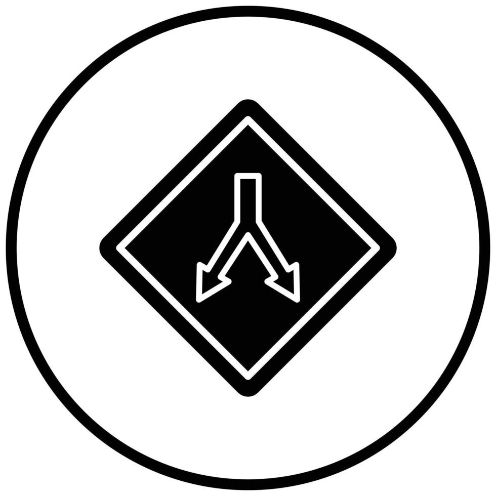 Intersection Icon Style vector