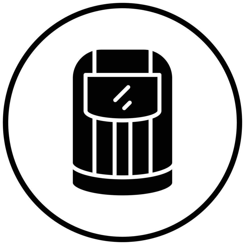 Welding Helmet Icon Style vector