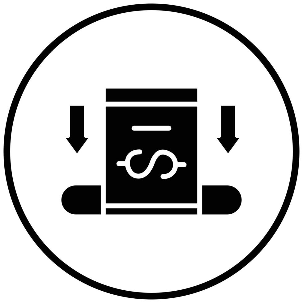Deposit Icon Style vector