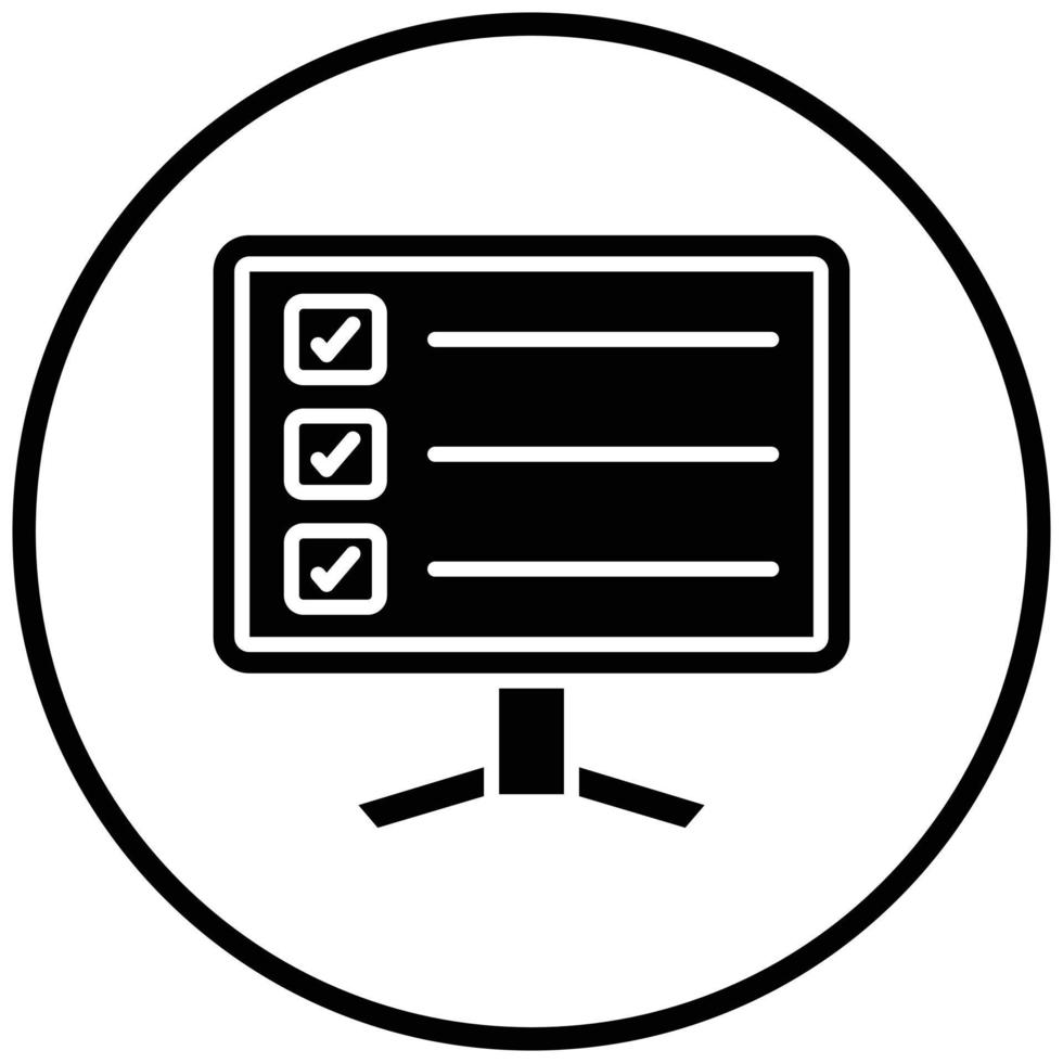 Survey Icon Style vector