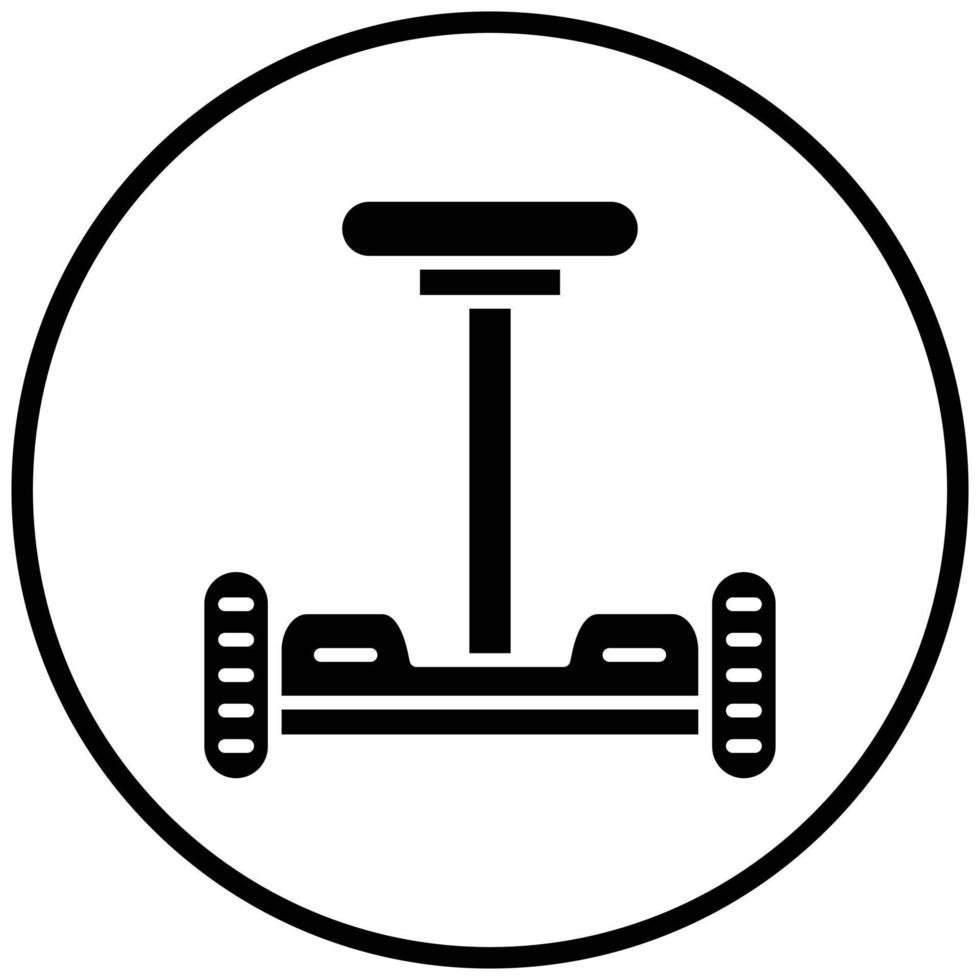 Hoverboard Icon Style vector