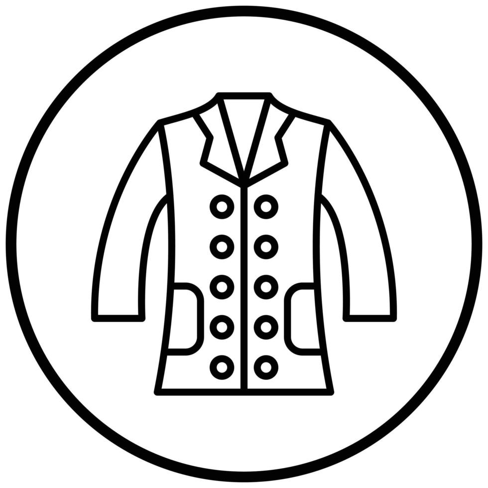 Lab Coat Icon Style vector