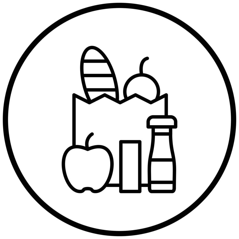 Grocery Icon Style vector