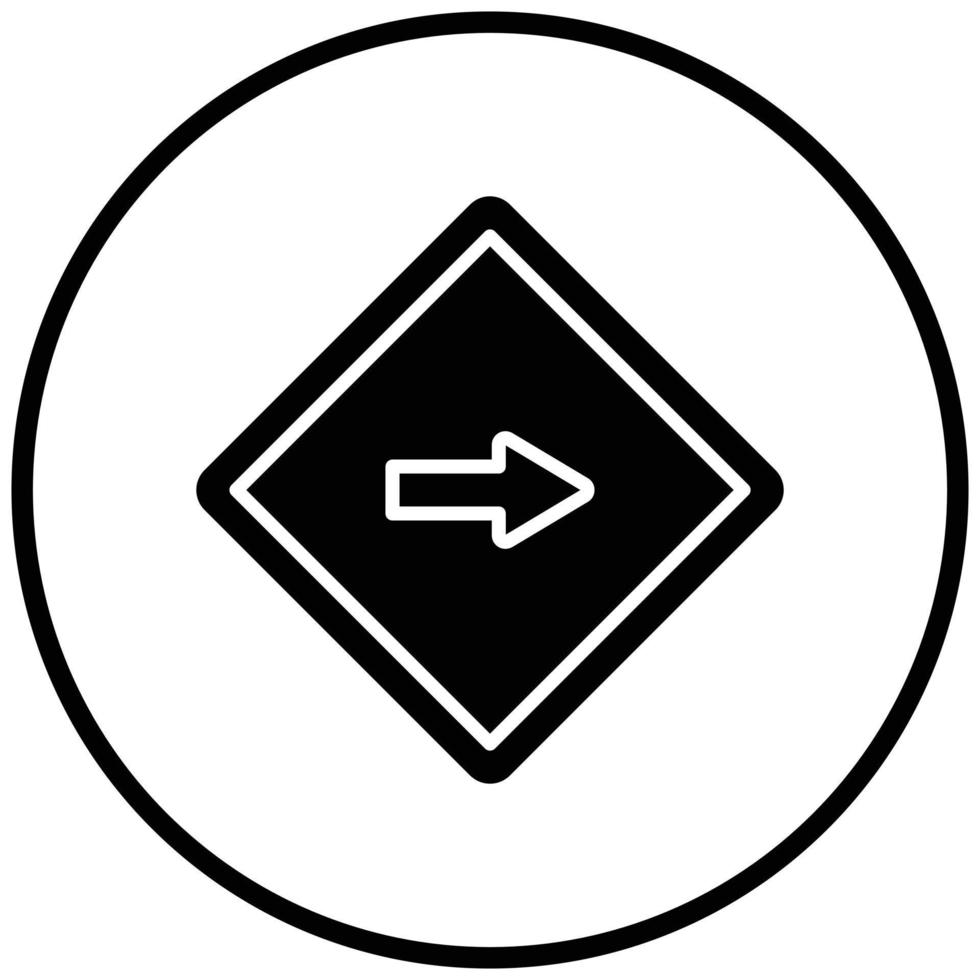 One Way Icon Style vector