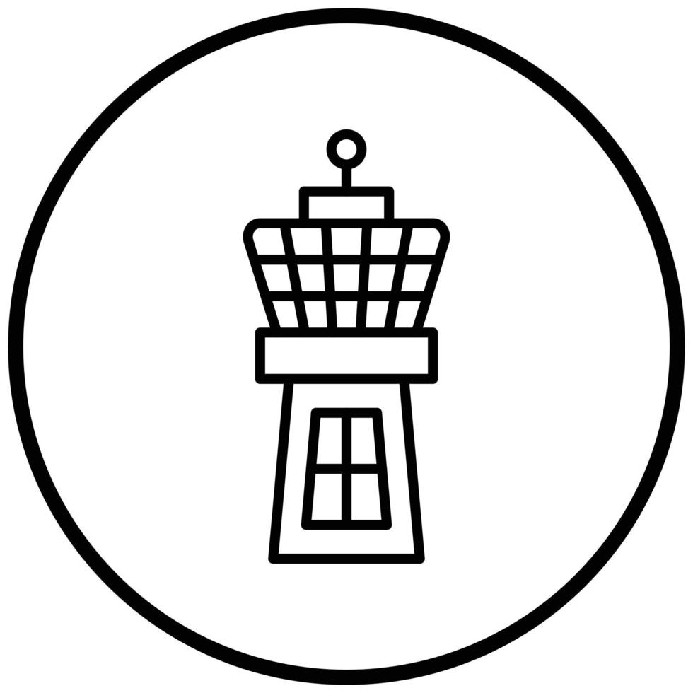 Control Tower Icon Style vector