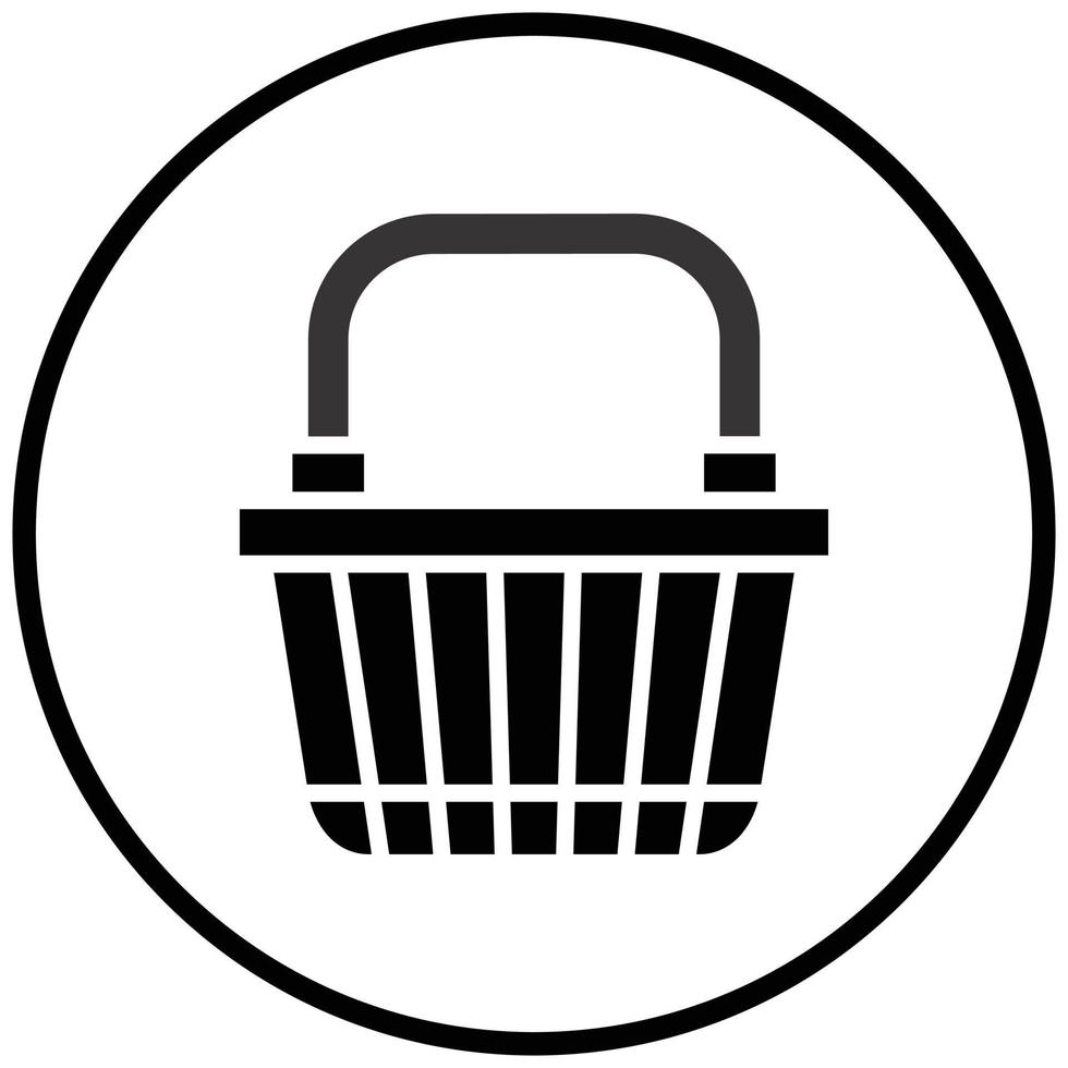 Basket Icon Style vector