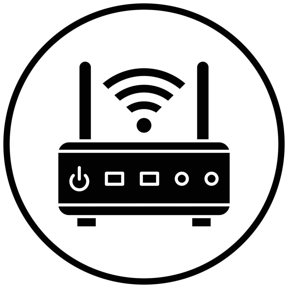 Modem Icon Style vector