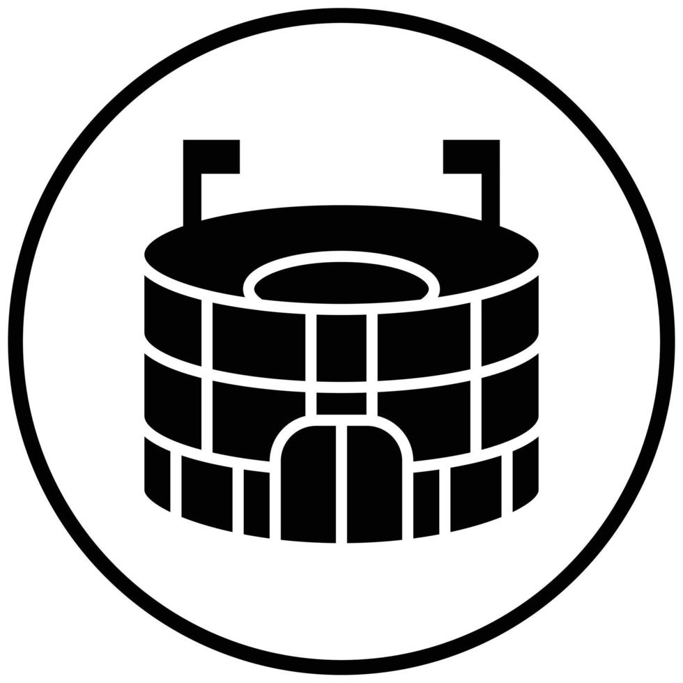 Stadium Icon Style vector