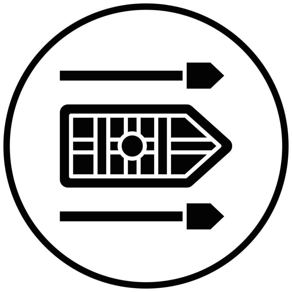 Life Raft Icon Style vector