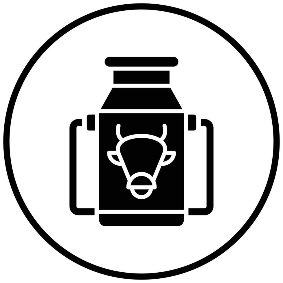Milk Tank Icon Style vector