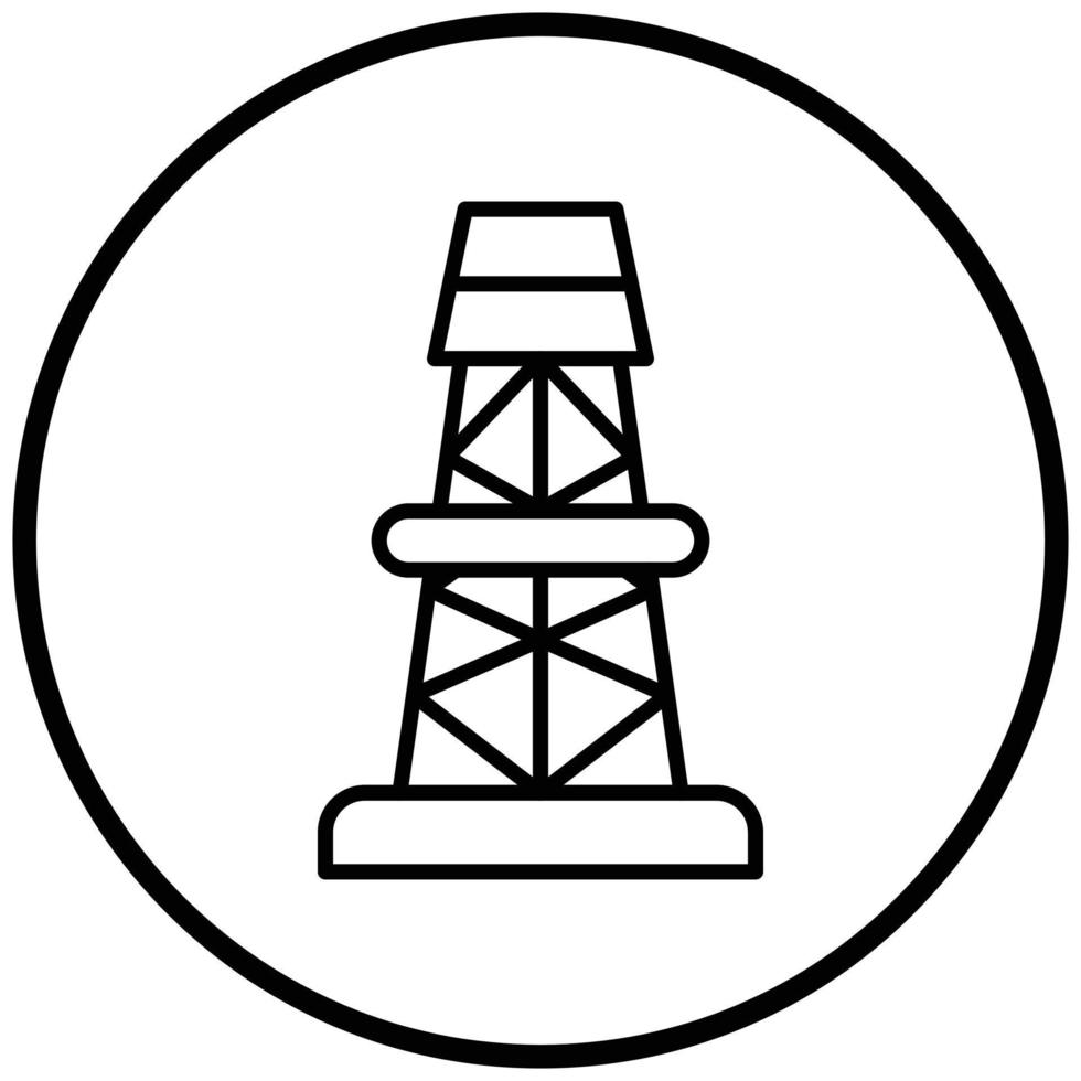 Derrick Icon Style vector