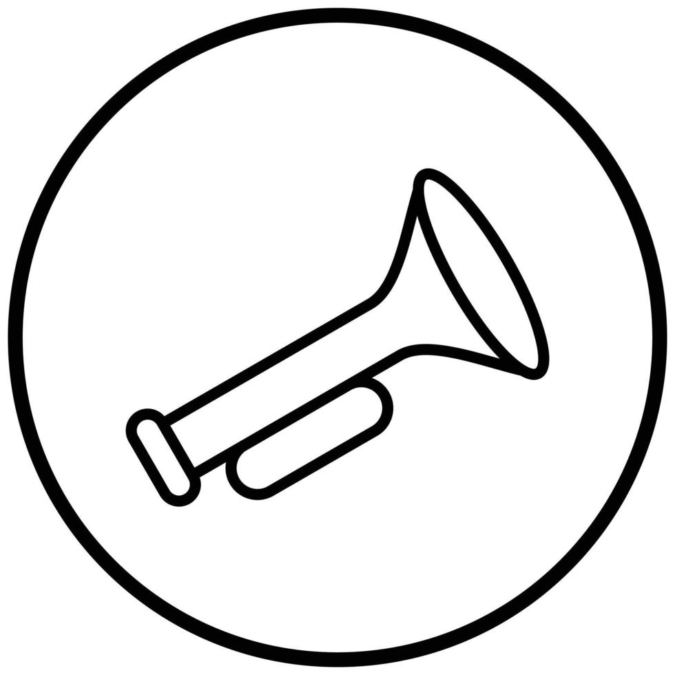 Horn Icon Style vector
