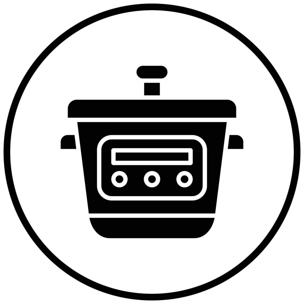 Cooker Icon Style vector