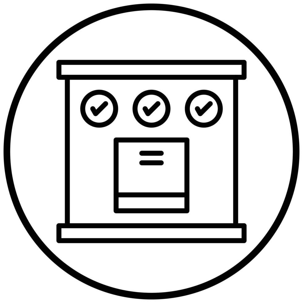 Complete Project Icon Style vector
