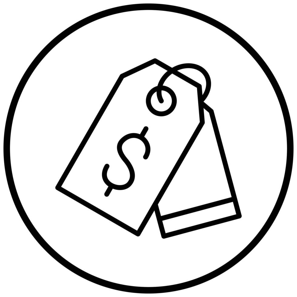 Price Tag Icon Style vector