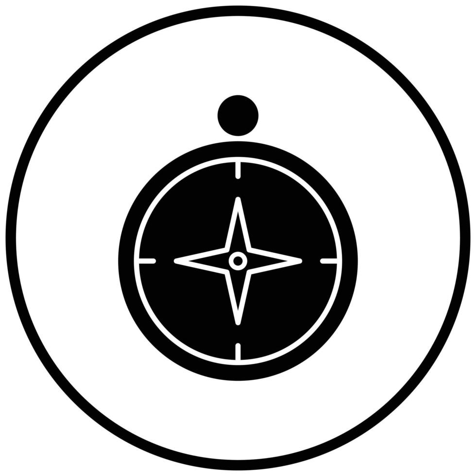 Compass Icon Style vector