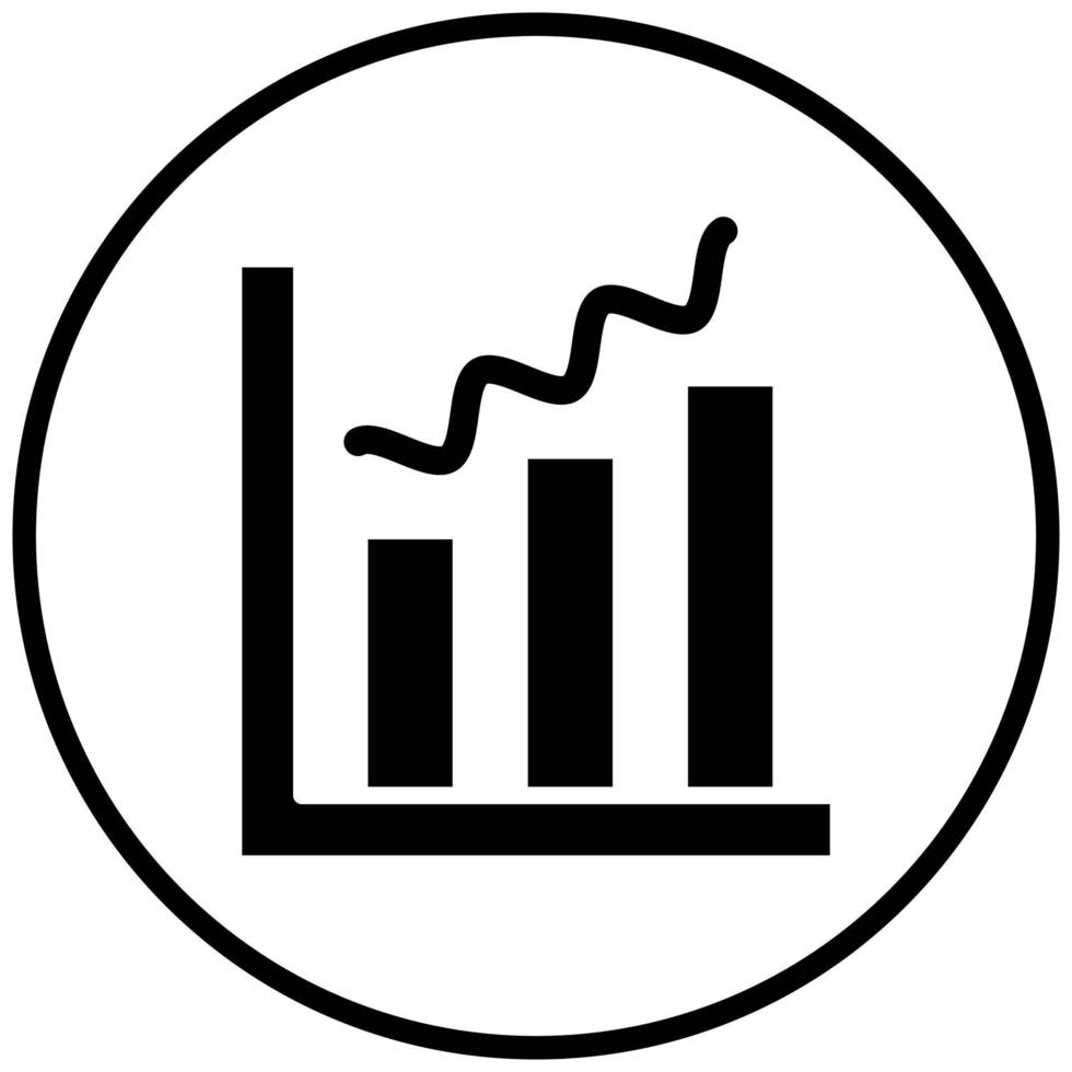 Graph Icon Style vector