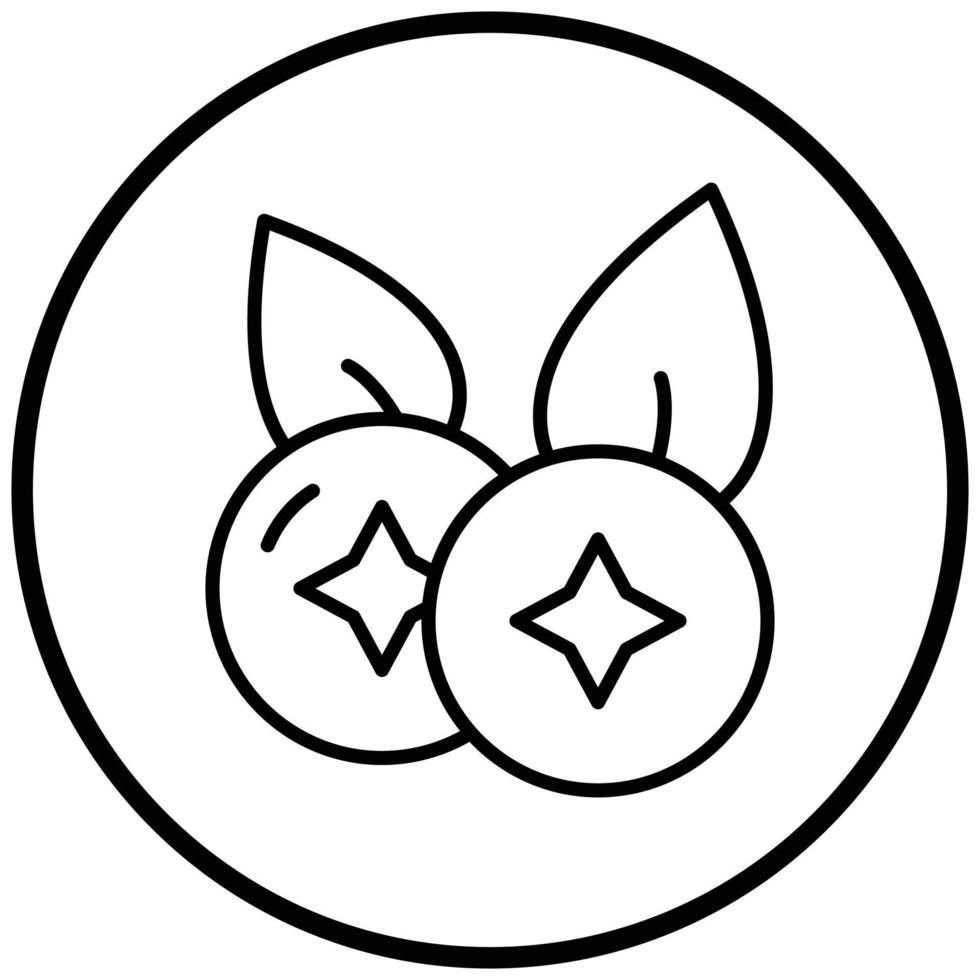 Berries Icon Style vector