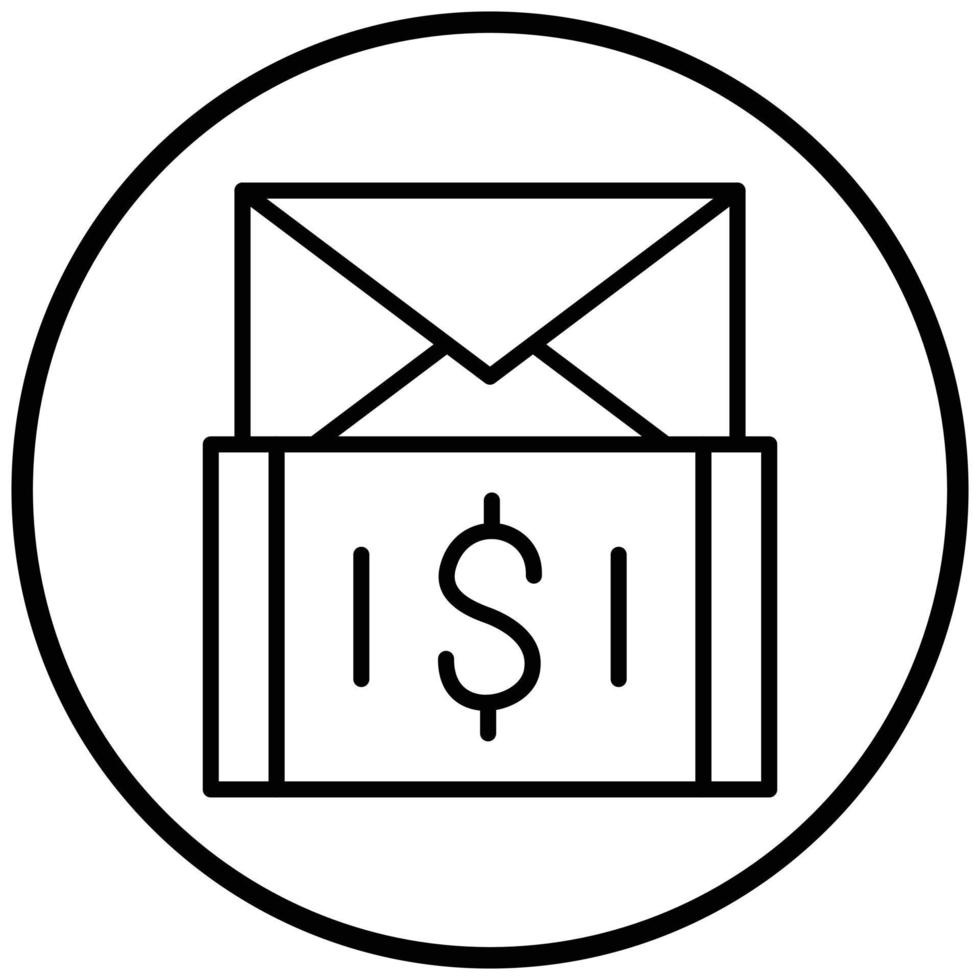 Send Money Icon Style vector