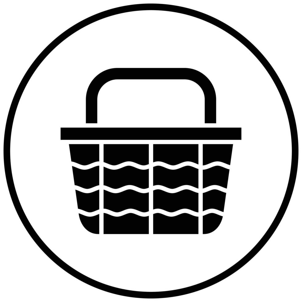 Basket Icon Style vector