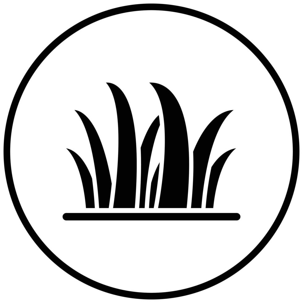 Grass Icon Style vector