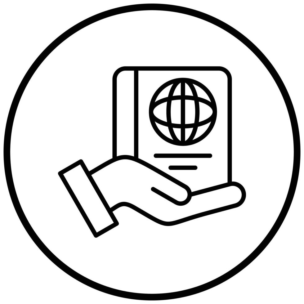 Citizenship Icon Style vector