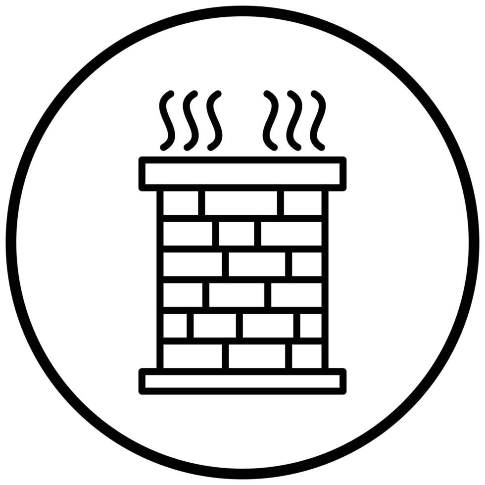 Chimney Icon Style vector