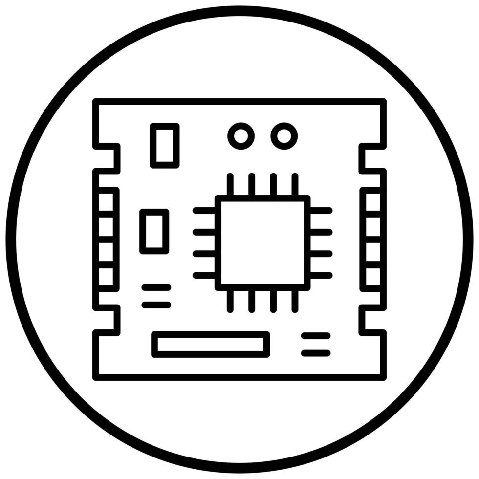 Motherboard Icon Style vector