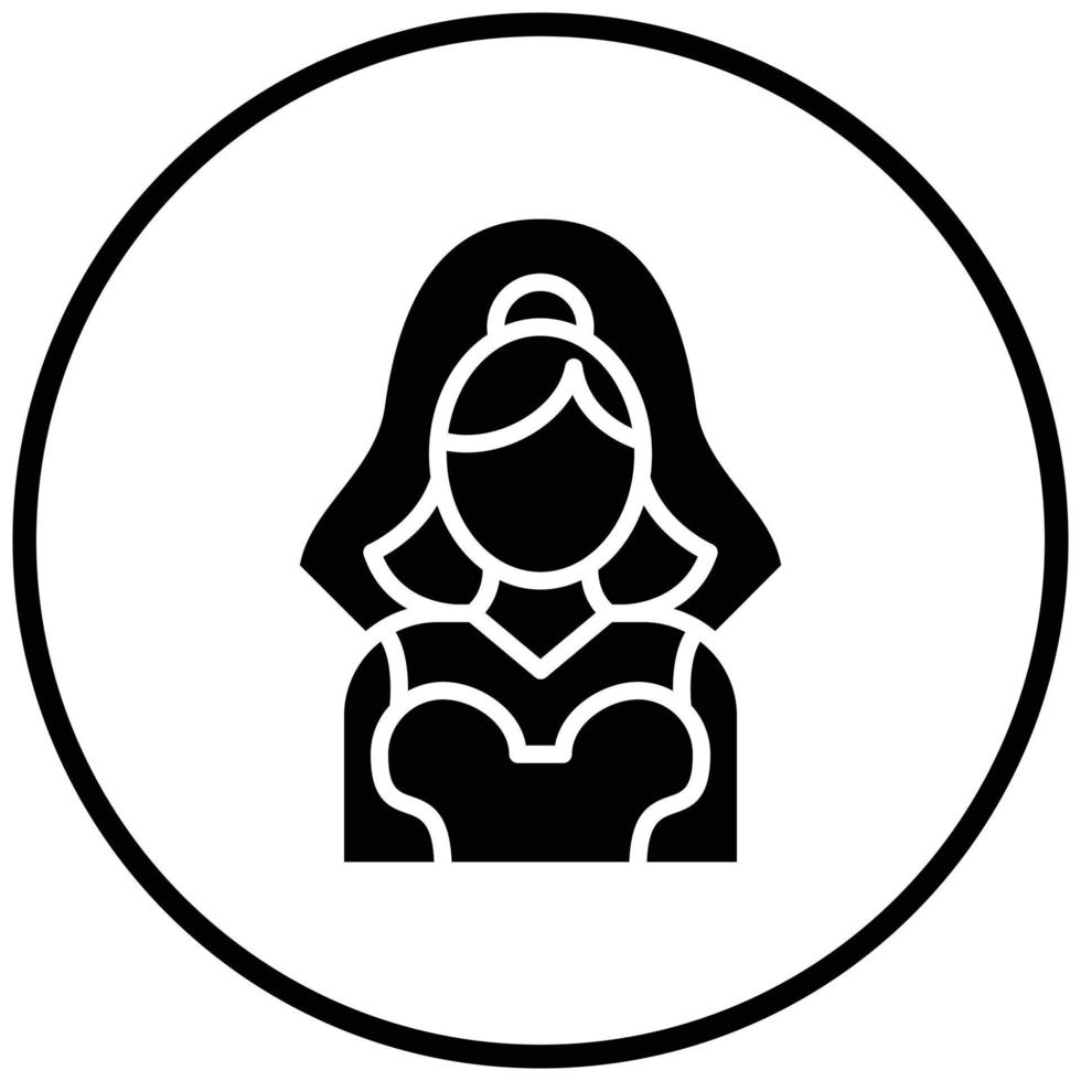 Bride Icon Style vector