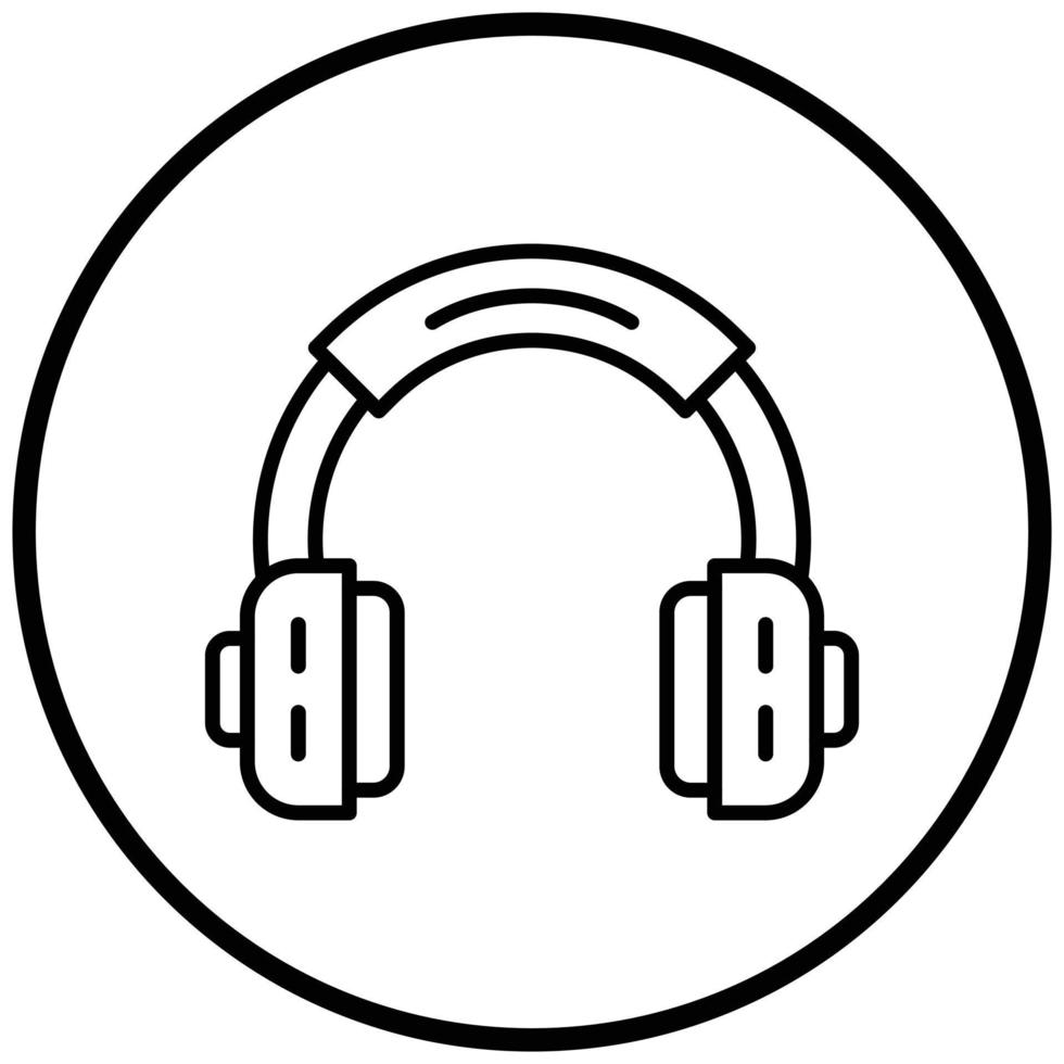 Headphone Icon Style vector