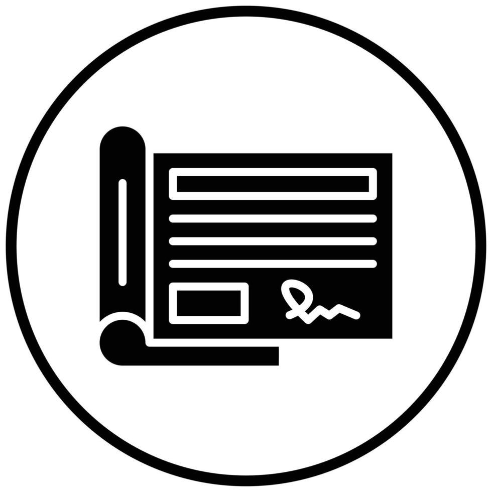Cheque Book Icon Style vector