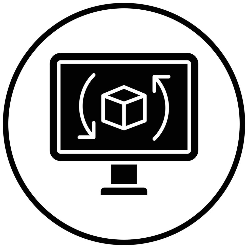 Augmented Reality Icon Style vector