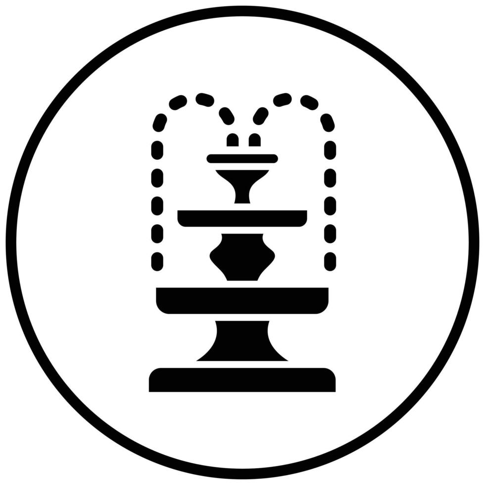 Fountain Icon Style vector