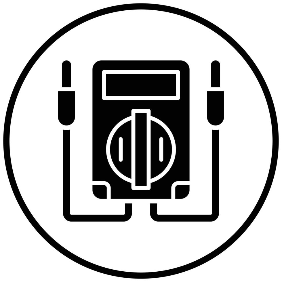 Voltmeter Icon Style vector