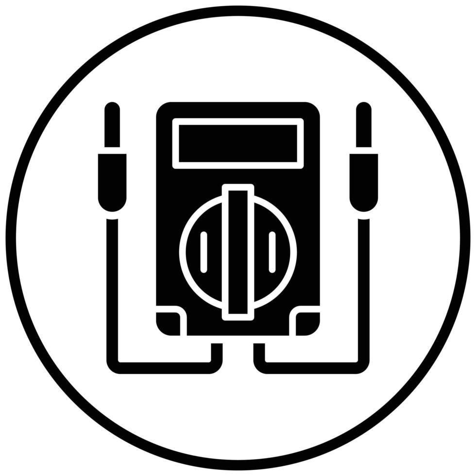 Voltmeter Icon Style vector