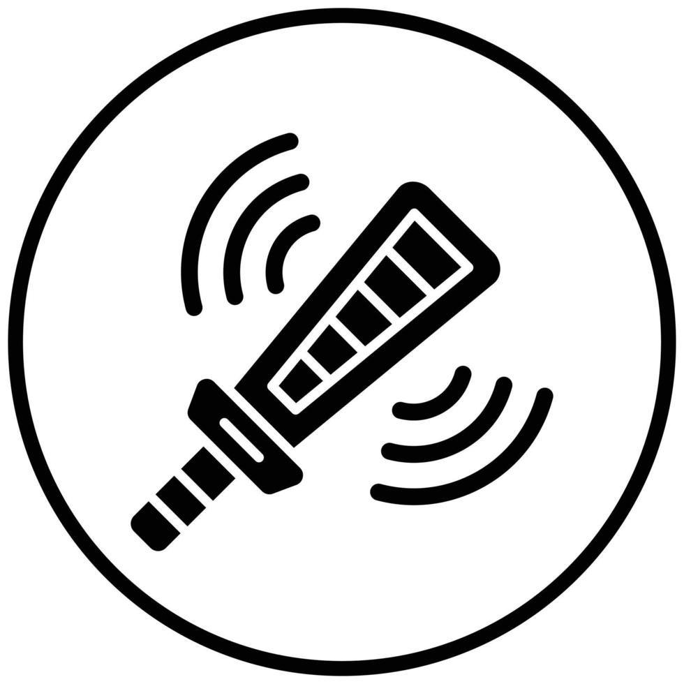 Metal Detector Icon Style vector
