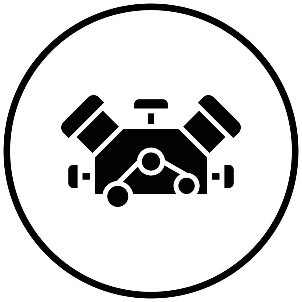 Engine Icon Style vector