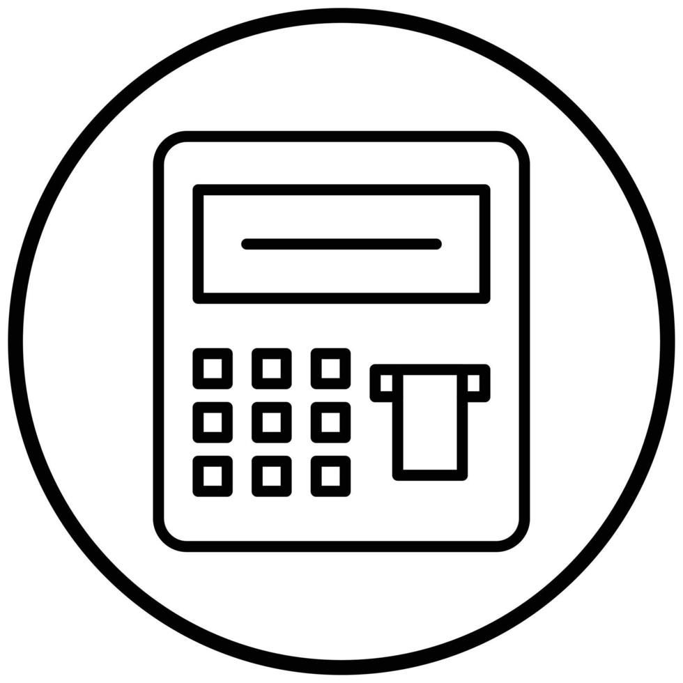 Atm Machine Icon Style vector