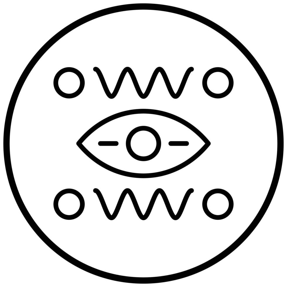 Vision Icon Style vector