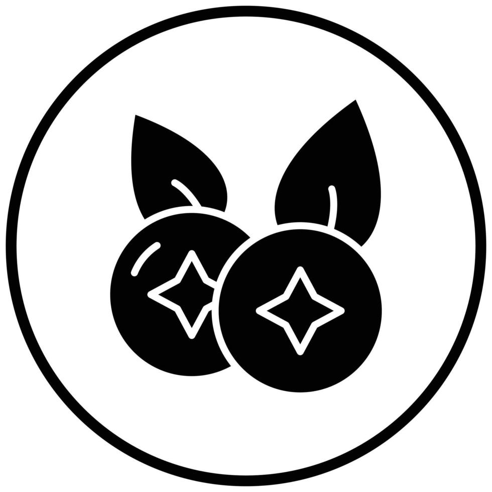 Berries Icon Style vector