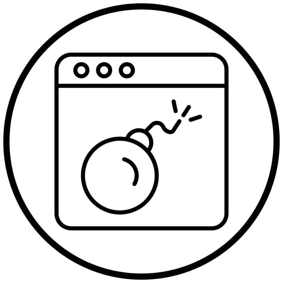 Bomb Icon Style vector