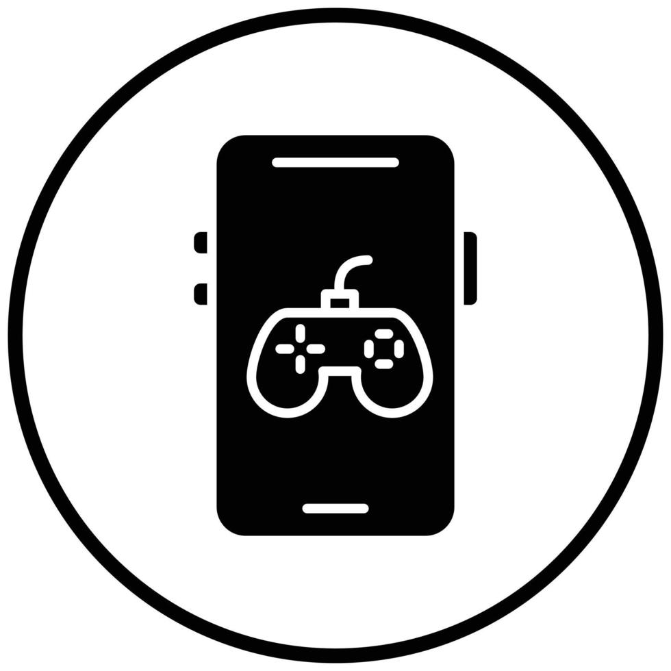 Mobile Game Icon Style vector