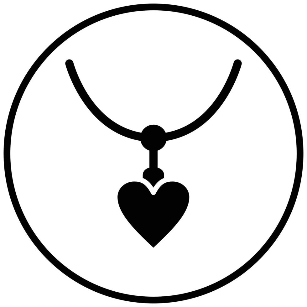 Wedding Locket Icon Style vector