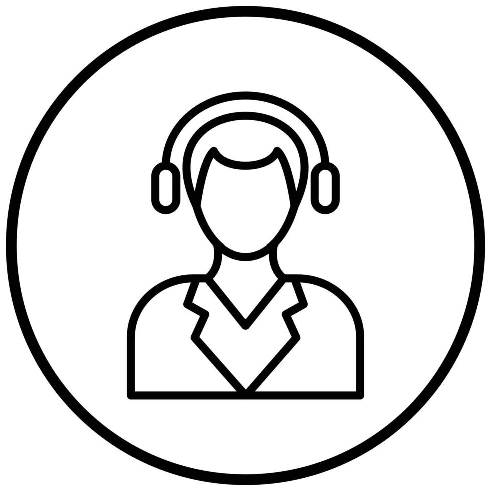 Customer Service Icon Style vector