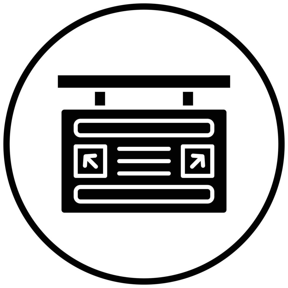 Boarding Gate Icon Style vector